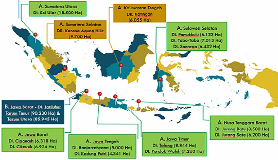 사업영역 지도 <한국농어촌공사 제공>